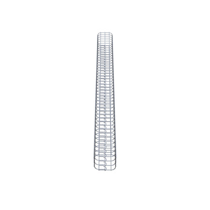 Gabionsøjle firkantet 17 cm x 17 cm, 200 cm højde, MW 5 cm x 5 cm