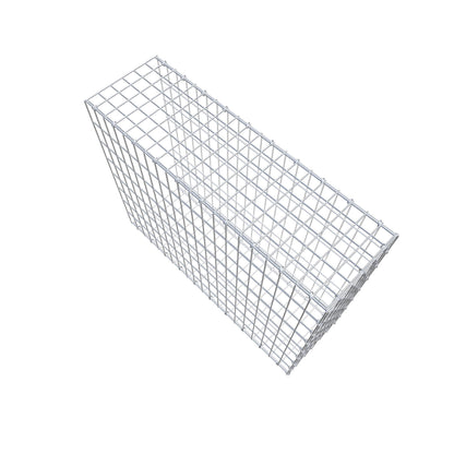 Mounted gabion type 2 100 cm x 80 cm x 30 cm, mesh size 5 cm x 10 cm, C-ring