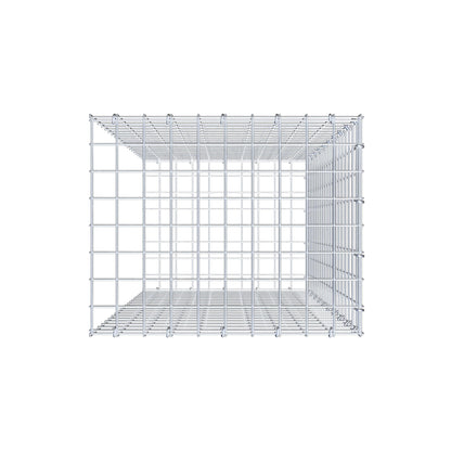 Anbaugabione Typ 2 100 cm x 50 cm x 40 cm (L x H x T), Maschenweite 5 cm x 5 cm, C-Ring