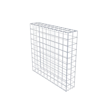 Schanskorf 100 cm x 100 cm x 20 cm (L x H x D), maaswijdte 10 cm x 10 cm, C-ring