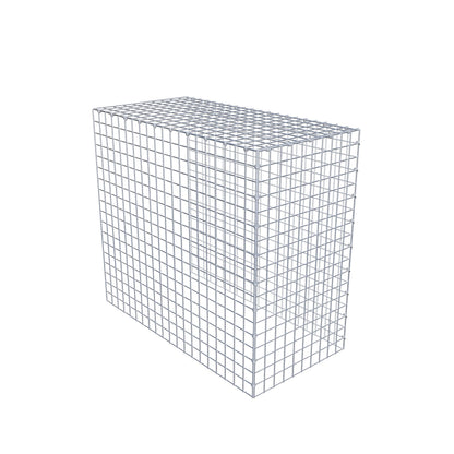 Monteret gabion type 4 100 cm x 90 cm x 50 cm (L x H x D), maskestørrelse 5 cm x 5 cm, C-ring