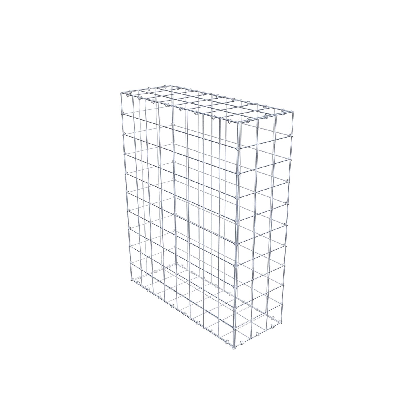 Schanskorf 100 cm x 80 cm x 30 cm (L x H x D), maaswijdte 10 cm x 10 cm, C-ring
