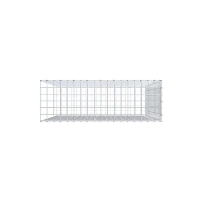 Mounted gabion type 2 100 cm x 90 cm x 30 cm (L x H x D), mesh size 5 cm x 5 cm, C-ring