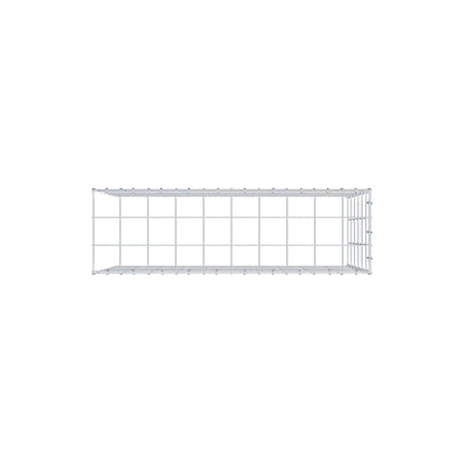 Fourche rapportée type 4 100 cm x 60 cm x 30 cm (L x H x P), maille 10 cm x 10 cm, anneau en C