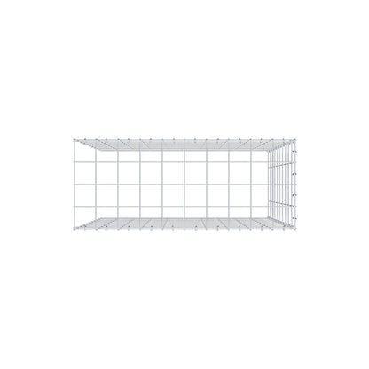 Gabião Tipo 4 100 cm x 100 cm x 40 cm (C x A x P), malhagem 10 cm x 10 cm, anel C