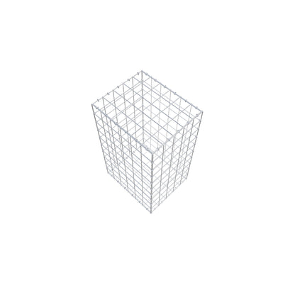 Gabion 100 cm x 60 cm x 50 cm (L x H x D), mesh size 10 cm x 10 cm, C-ring