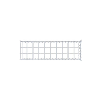 Gabião tipo 2 100 cm x 20 cm x 30 cm (C x A x P), malhagem 10 cm x 10 cm, espiral