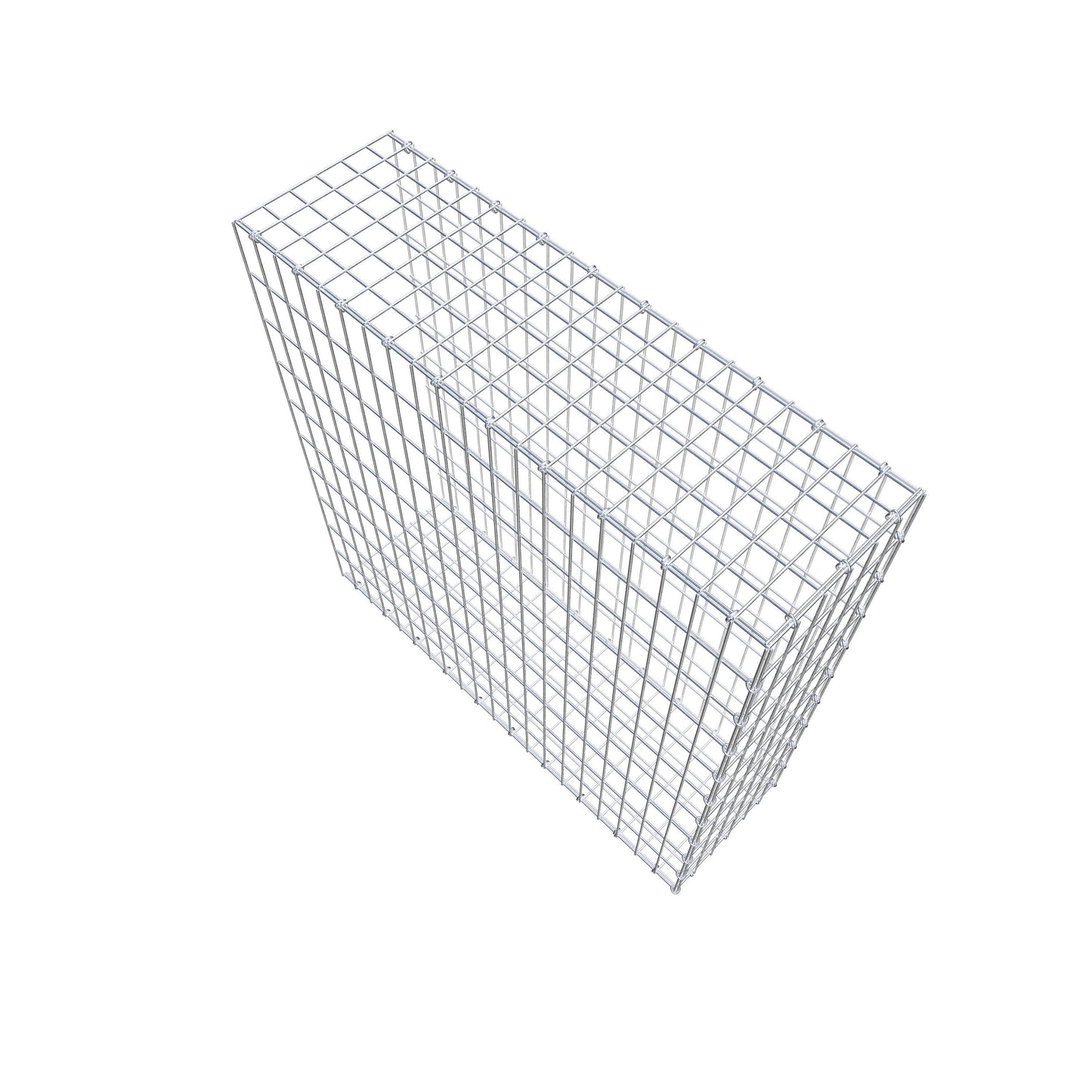 Fourche rapportée type 2 100 cm x 100 cm x 30 cm, mailles 5 cm x 10 cm, anneau en C