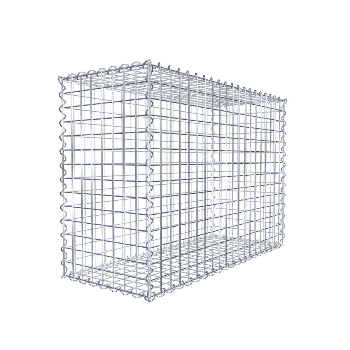 Gabion 100 cm x 70 cm x 40 cm (L x H x P), mailles 5 cm x 5 cm, spirale