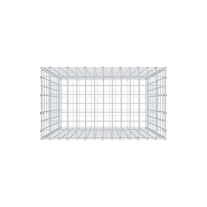 Gabião 100 cm x 70 cm x 40 cm (C x A x P), malhagem 5 cm x 10 cm, anel C