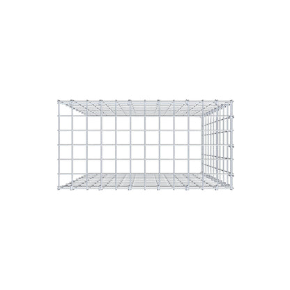 Gavión complementario de tipo 4 100 cm x 60 cm x 30 cm (L x A x P), malla 5 cm x 10 cm, anillo en C