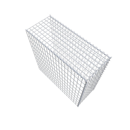 Grown-on gabion type 4 100 cm x 100 cm x 40 cm (L x H x D), mesh size 5 cm x 10 cm, spiral