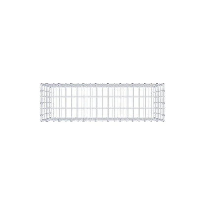 Gabion 100 cm x 60 cm x 30 cm (L x H x D), mesh size 5 x 10 cm, spiral ring
