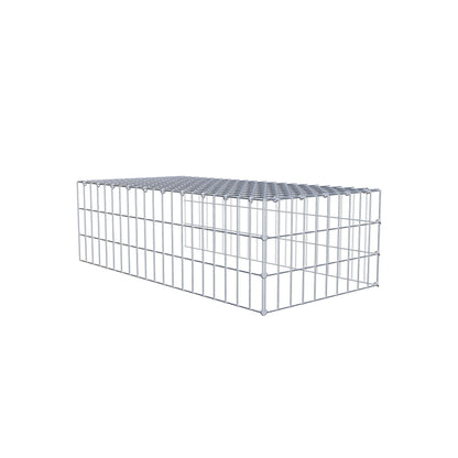 Pila adicional tipo 4 100 cm x 30 cm x 50 cm (L x A x P), malla 5 cm x 10 cm, anillo en C