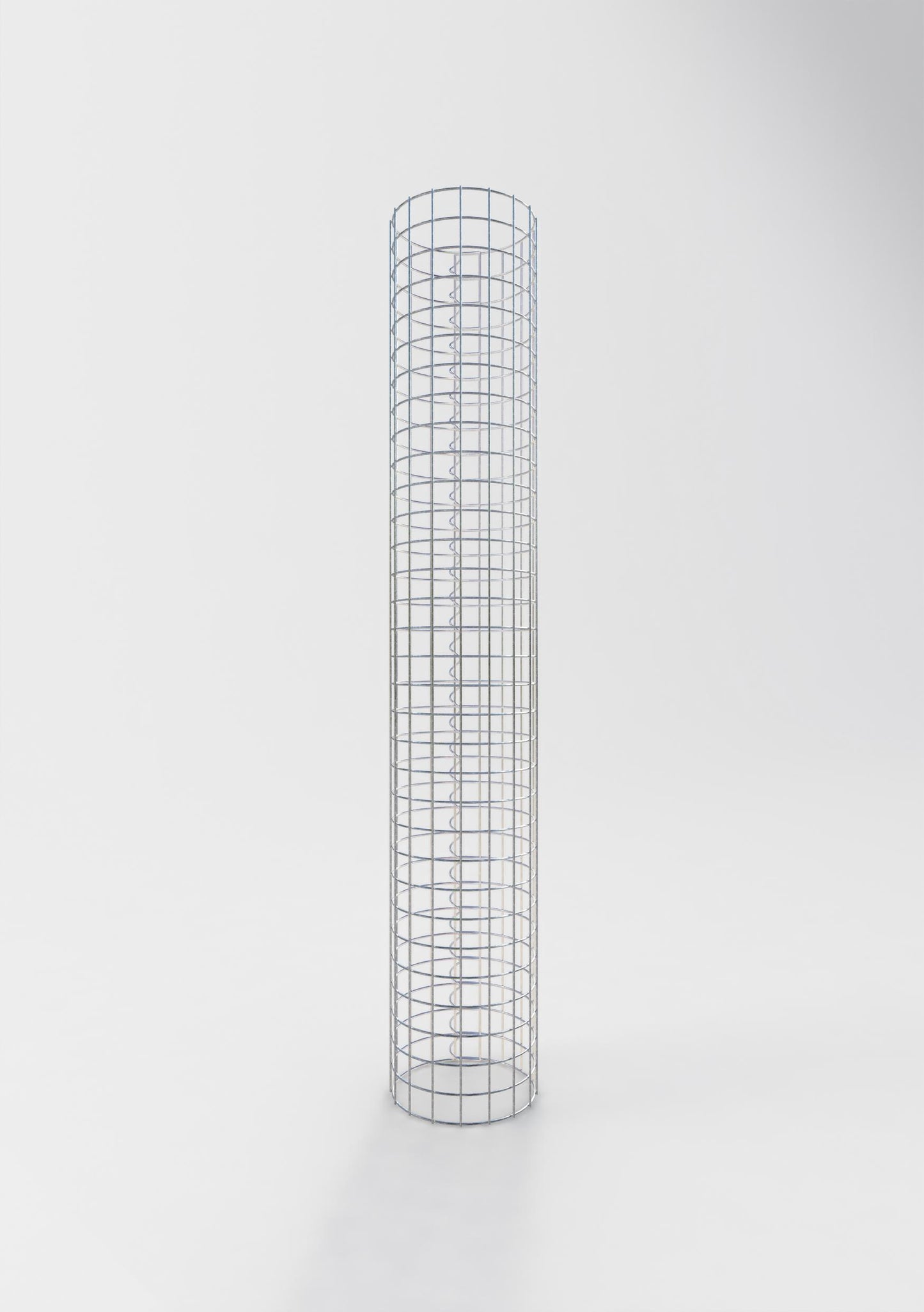 Gabionensäule rund 27 cm Durchmesser, 160 cm Höhe, Maschenweite 5 cm x 5 cm