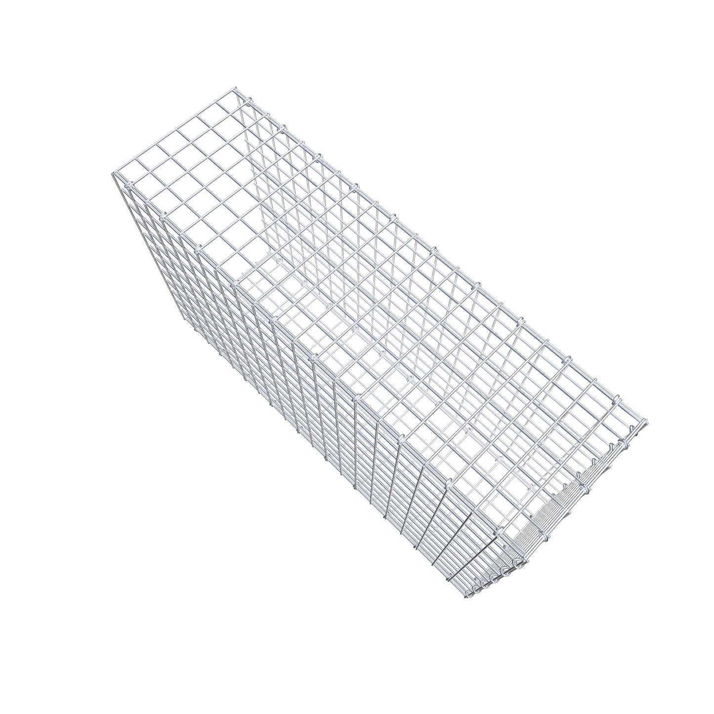 Anbaugabione Typ 2 100 cm x 60 cm x 30 cm (L x H x T), Maschenweite 5 cm x 5 cm, C-Ring