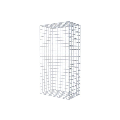 Gavión acoplable tipo 2 100 cm x 30 cm x 50 cm (L x A x P), malla 5 cm x 5 cm, anillo en C