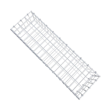Gabion 100 cm x 20 cm x 30 cm (L x H x D), mesh size 5 x 10 cm, spiral ring