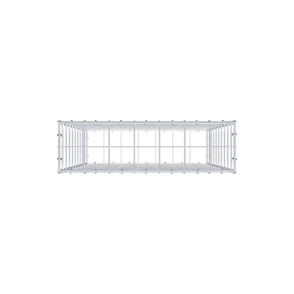 Gabion 100 cm x 70 cm x 20 cm (L x H x D), mesh size 10 cm x 10 cm, C-ring