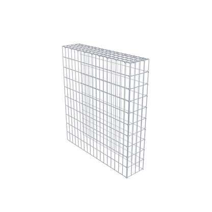 Gabião Tipo 4 100 cm x 90 cm x 20 cm (C x A x P), malhagem 5 cm x 10 cm, anel C