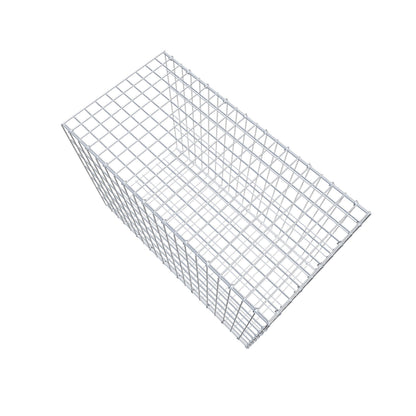 Anbaugabione Typ 2 100 cm x 70 cm x 50 cm, Maschenweite 5 cm x 10 cm, C-Ring