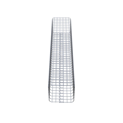 Gabionensäule eckig 32 cm x 32 cm, 160 cm Höhe, MW 5 cm x 5 cm