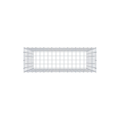 Anbaugabione Typ 3 100 cm x 90 cm x 30 cm (L x H x T), Maschenweite 5 cm x 10 cm, C-Ring