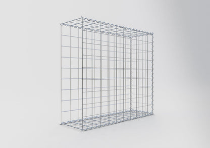 Opvokset gabion type 2 100 cm x 90 cm x 30 cm (L x H x D), maskestørrelse 10 cm x 10 cm, spiral