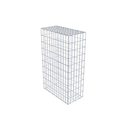 Gabião 100 cm x 60 cm x 30 cm (C x A x P), malhagem 5 cm x 10 cm, anel C