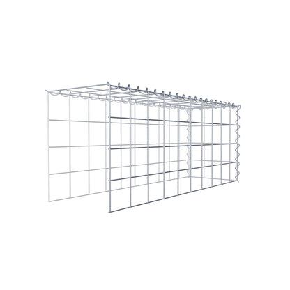 Gabião tipo 4 100 cm x 40 cm x 30 cm (C x A x P), malhagem 10 cm x 10 cm, espiral