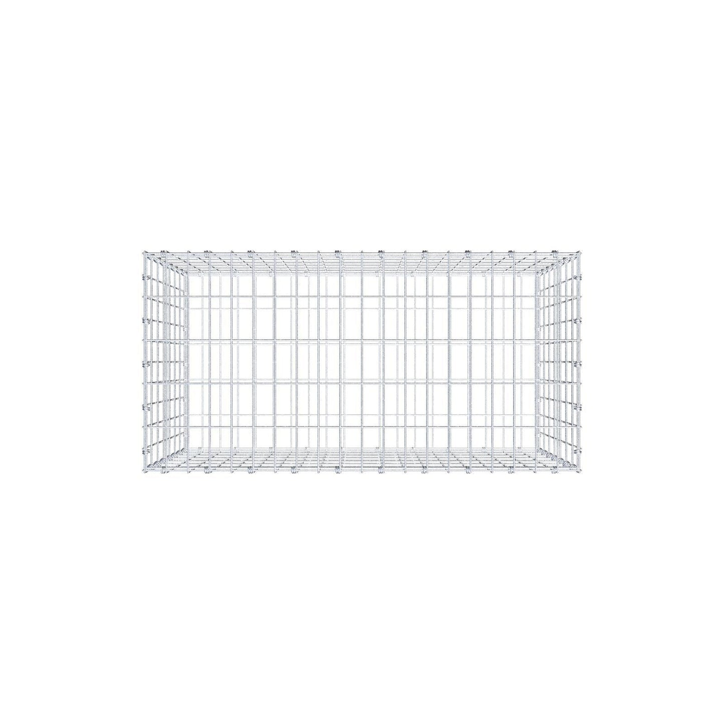 Gabion 100 cm x 70 cm x 50 cm (L x H x D), mesh size 5 x 10 cm, spiral ring