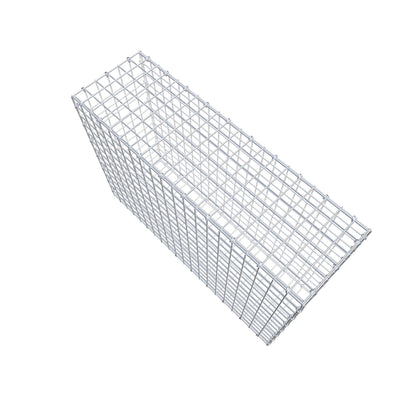 Gavión 100 cm x 70 cm x 30 cm (L x A x P), luz de malla 5 cm x 5 cm, anillo en C