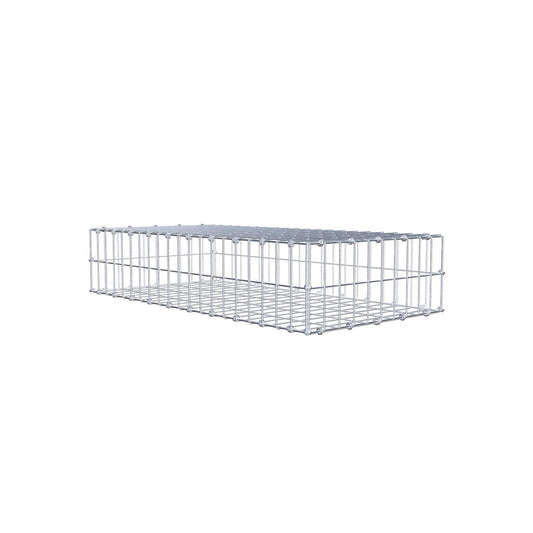 Gabion 100 cm x 20 cm x 50 cm (L x H x D), mesh size 5 x 10 cm, spiral ring