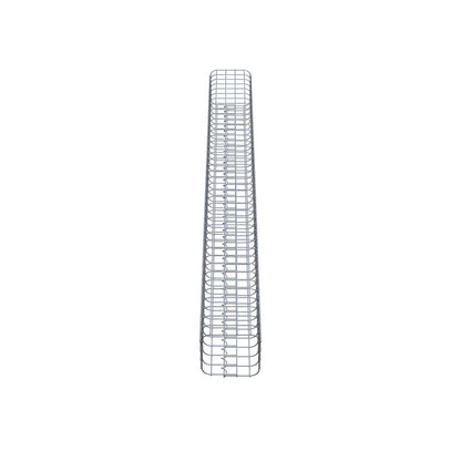 Gabion column square 22 cm x 22 cm, 200 cm high, MW 5 cm x 5 cm