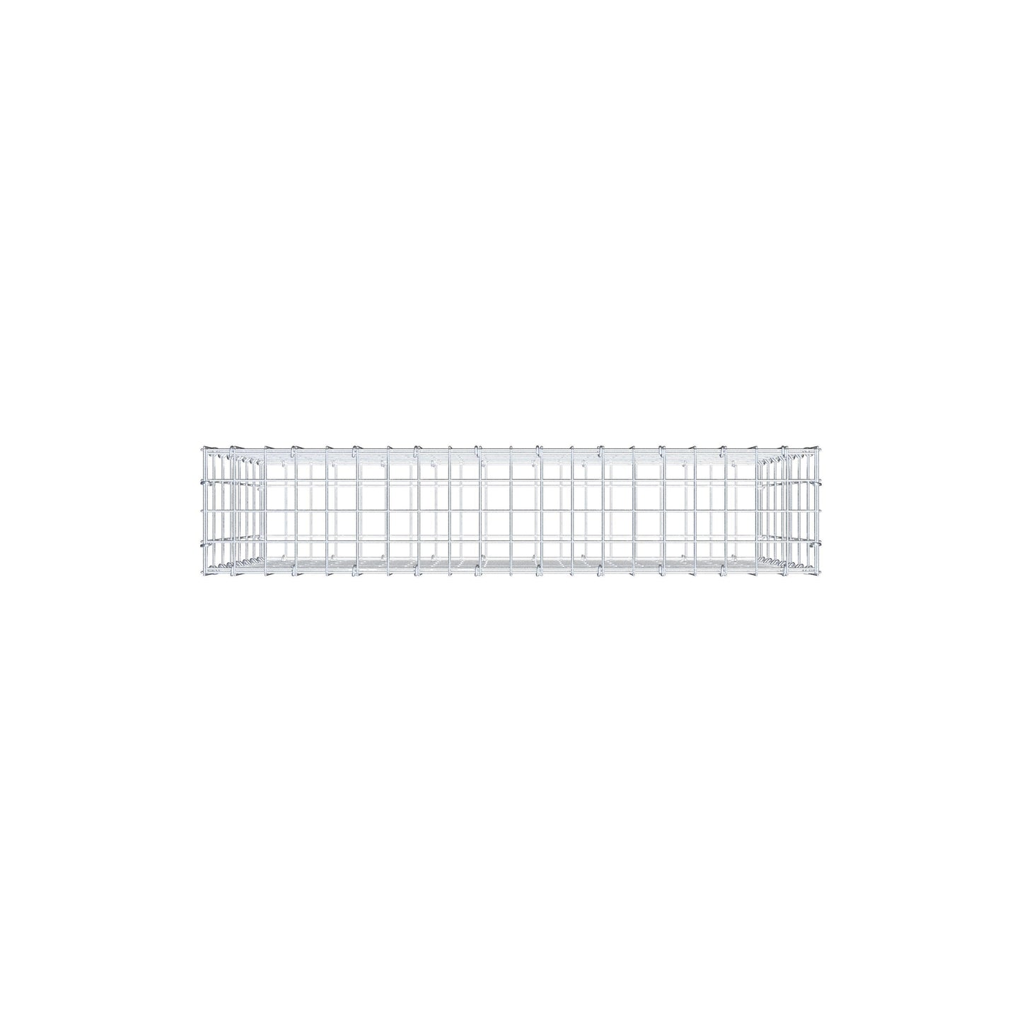 Gabion 100 cm x 70 cm x 20 cm (L x H x D), mesh size 5 cm x 10 cm, C-ring