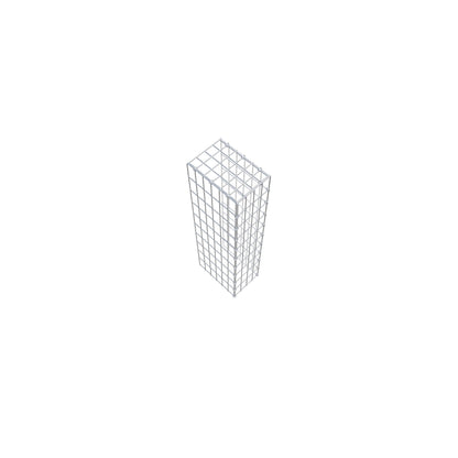 Fourche rapportée type 4 100 cm x 30 cm x 20 cm (L x H x P), mailles 5 cm x 10 cm, anneau C