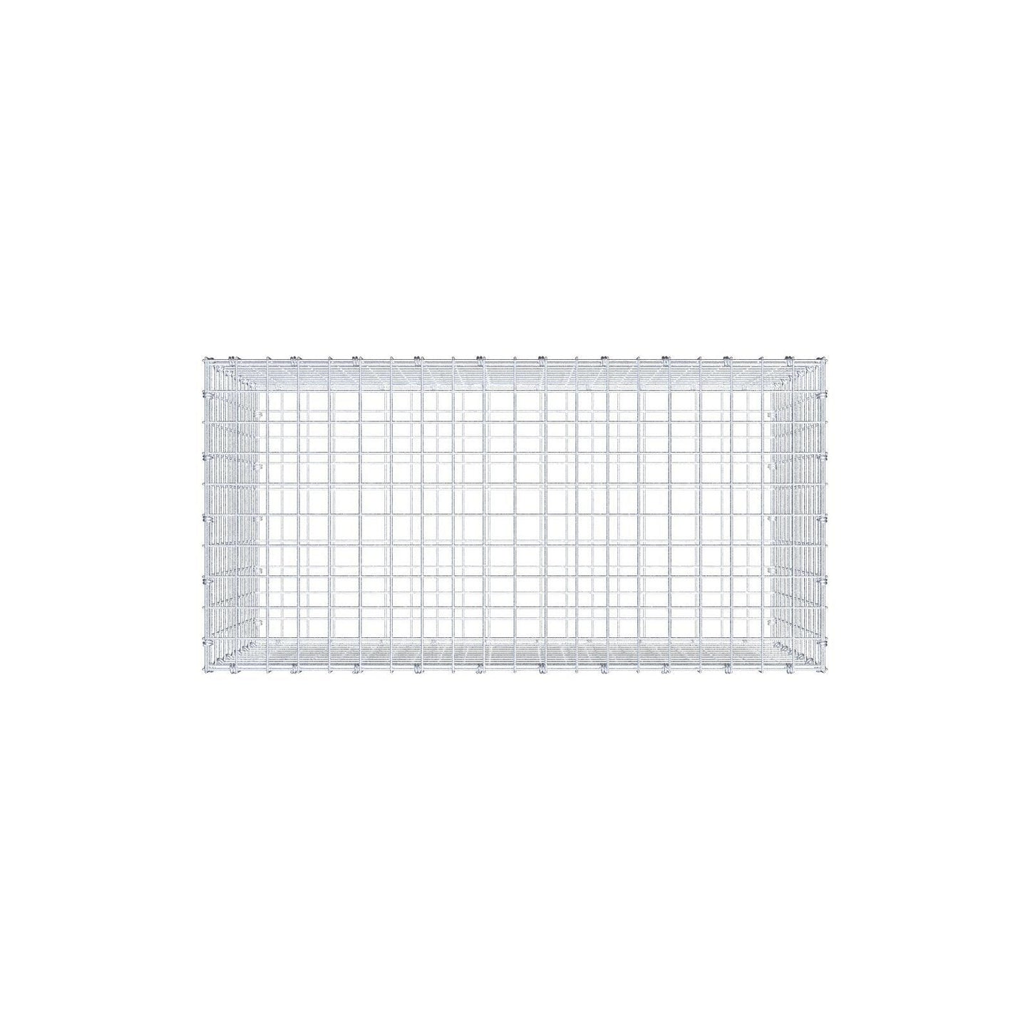 Gabione 100 cm x 60 cm x 50 cm (L x H x T), Maschenweite 5 x 5 cm, Spiralring