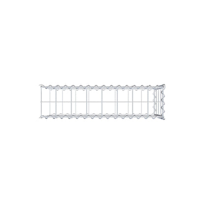 Opvokset gabion type 2 80 cm x 40 cm x 20 cm (L x H x D), maskestørrelse 10 cm x 10 cm, spiral