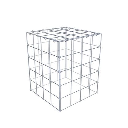 Mounted gabion type 3 50 cm x 40 cm x 40 cm (L x H x D), mesh size 10 cm x 10 cm, C-ring