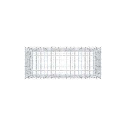 Gabião 100 cm x 70 cm x 40 cm (C x A x P), malhagem 5 cm x 10 cm, anel C