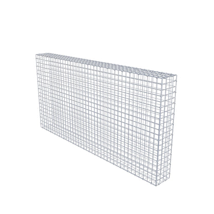Gavión 200 cm x 100 cm x 20 cm (L x A x P), malla 5 cm x 5 cm, anillo en C