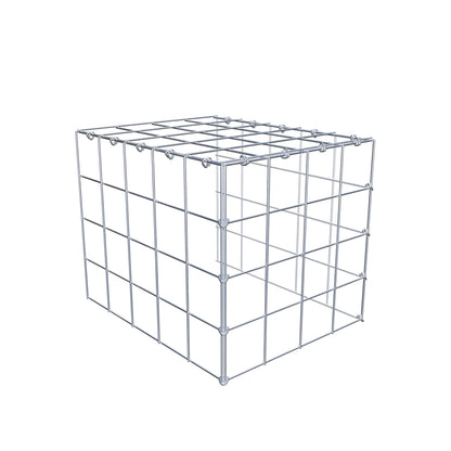Monteret gabion type 4 50 cm x 40 cm x 40 cm (L x H x D), maskestørrelse 10 cm x 10 cm, C-ring
