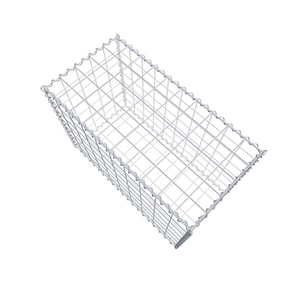 Gabião 100 cm x 70 cm x 50 cm (C x A x P), malhagem 10 cm x 10 cm, espiral