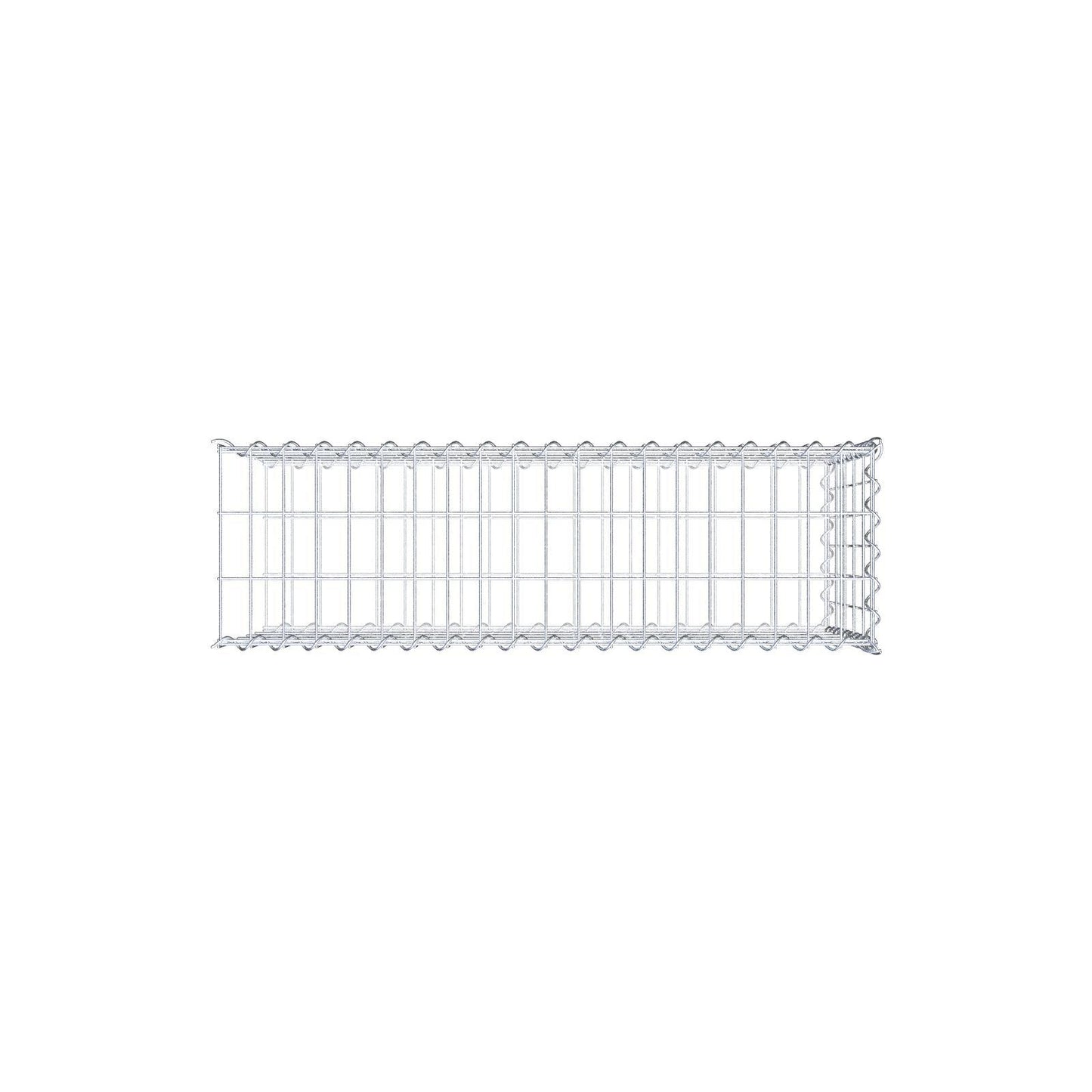 Påväxt gabion typ 2 100 cm x 50 cm x 30 cm (L x H x D), maskstorlek 5 cm x 10 cm, spiral