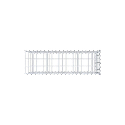 Påväxt gabion typ 2 100 cm x 50 cm x 30 cm (L x H x D), maskstorlek 5 cm x 10 cm, spiral