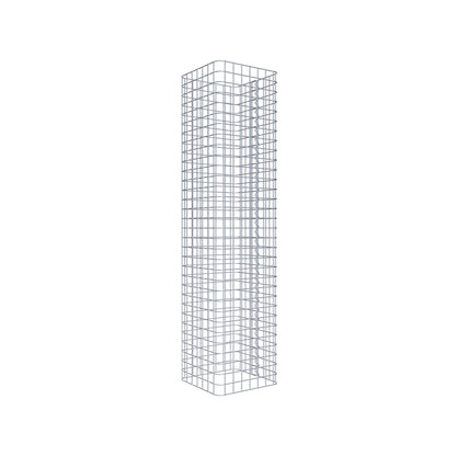 Gabionsøjle firkantet 37 cm x 37 cm, 160 cm højde, MW 5 cm x 5 cm