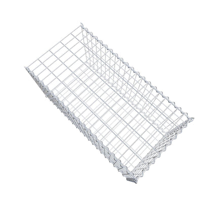 Gabião tipo 2 100 cm x 50 cm x 50 cm (C x A x P), malhagem 5 cm x 10 cm, espiral