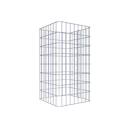 Gabion column square 42 cm x 42 cm, 80 cm height, MW 5 cm x 10 cm
