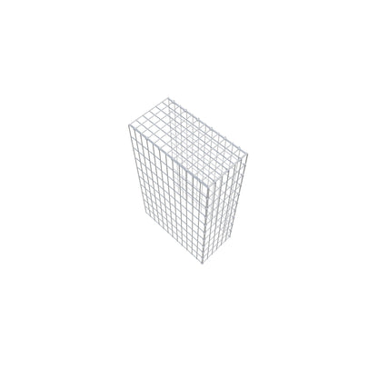 Gavión complementario de tipo 4 100 cm x 60 cm x 30 cm (L x A x P), malla 5 cm x 10 cm, anillo en C