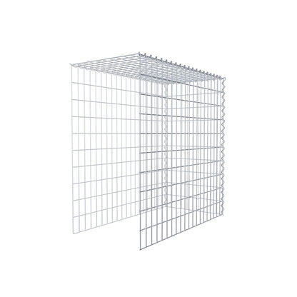 Anbaugabione Typ 4 100 cm x 100 cm x 50 cm (L x H x T), Maschenweite 5 cm x 10 cm, Spirale